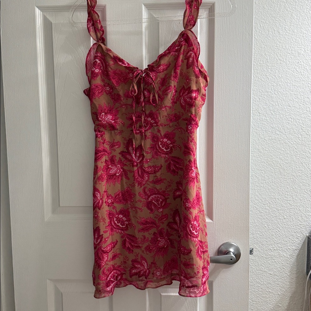 White Fox floral Dress
